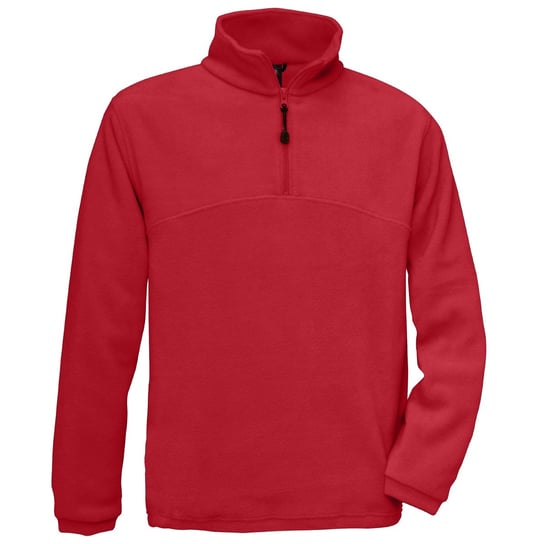 B&C Bluza Męska Highlander+ Quarter Zip Fleece Top (XXL (193cm) / Ciemnowiśniowy) B&C