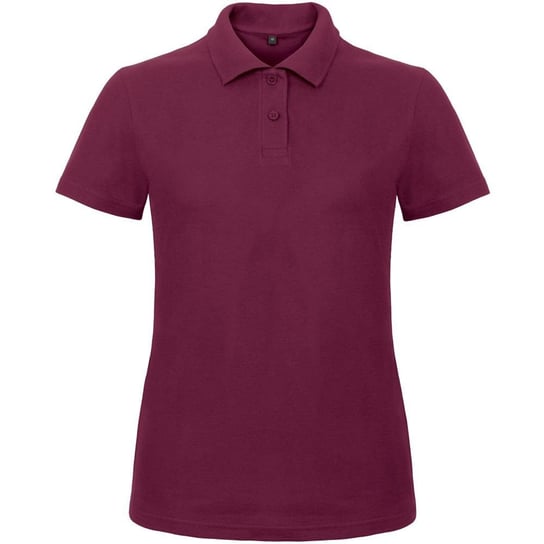 B&C Damska Koszulka Polo ID.001 (3XL / Burgundowy) B&C