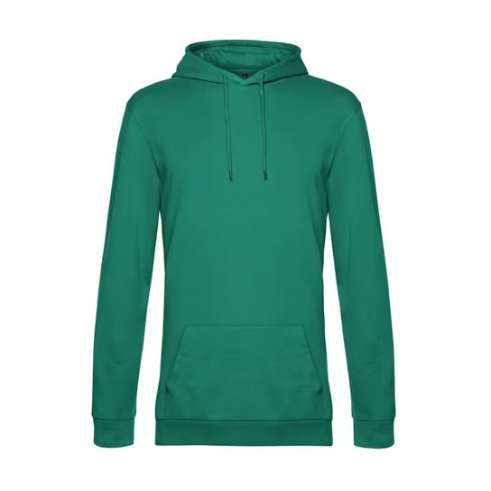 B&C Męska Gładka Bluza Z Kapturem French Terry (XL 8,5-9 / Zielony) B&C