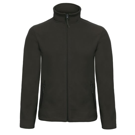 B&C Męska Kurtka ID.501 Microfleece Full Zip Fleece Jacket (XXXXS / Czarny) B&C