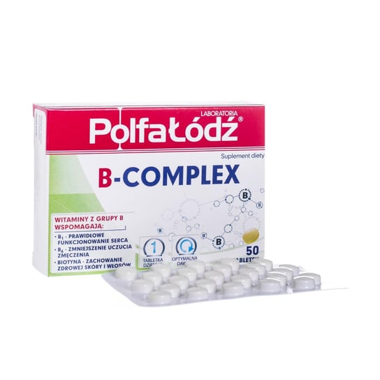 B-Complex Laboratoria Polfa Łódź, suplement diety, 50 tabletek Polfa