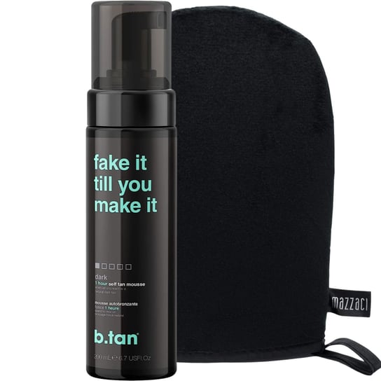 b.tan It Till You Make It, Pianka samoopalająca, 200ml + Rękawica B.tan