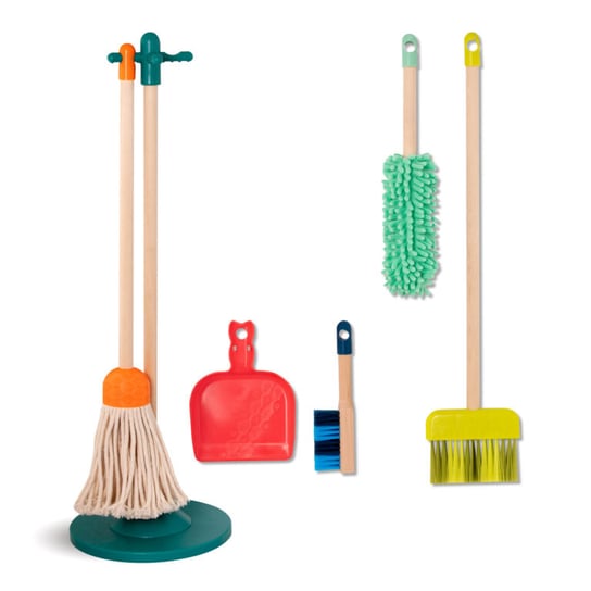 B. Toys : Clean ‘n’ Play – drewniany zestaw do sprzątania B.Toys