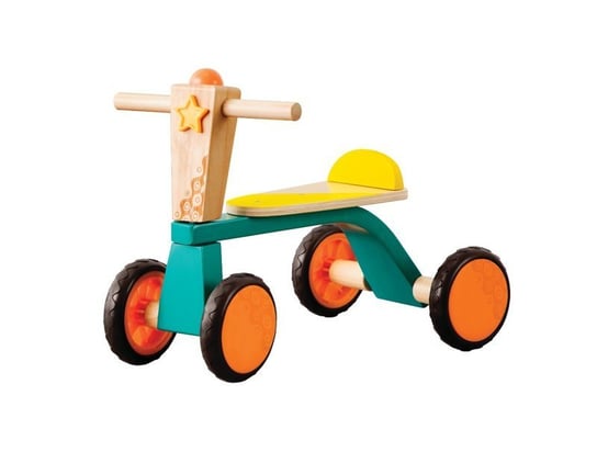 B.Toys, Drewniany rowerek biegowy – Smooth Rider, Wersja Zmontowana, 18 m-cy+ B.Toys