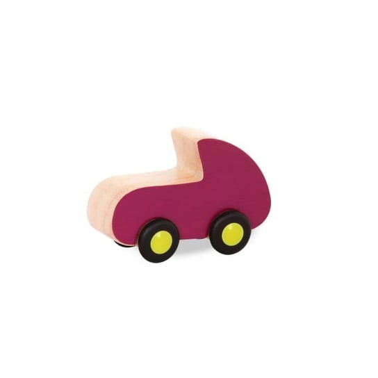 B.Toys Free Wheee-lees - Drewniane mini autko Wyścigówka Fioletowa B.Toys