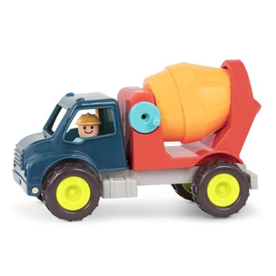 B.Toys Happy Cruisers – Cement Truck – betoniarka z figurką kierowcy B.Toys