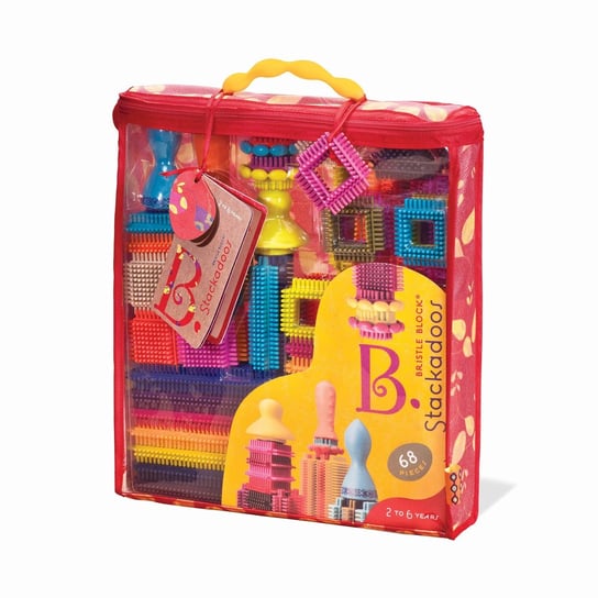 B.Toys Klocki Konstrukcyjne Stackadoos W Torbie B.Toys