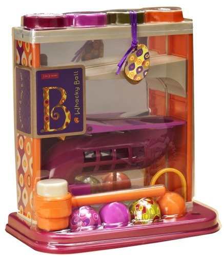 B.Toys, klocki Przebijanka z młotkiem transparentna B.Toys