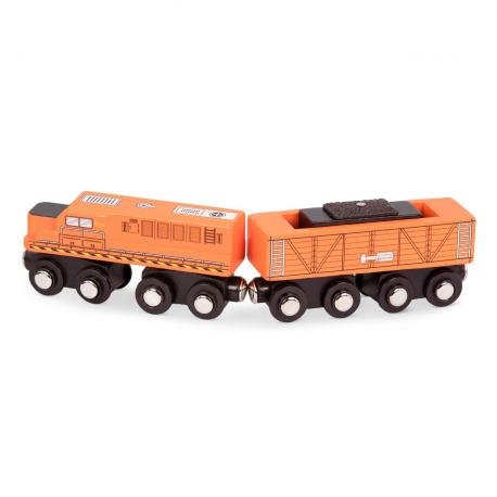 B.Toys, pociąg i lokomotywa Wood Wheels B.Toys