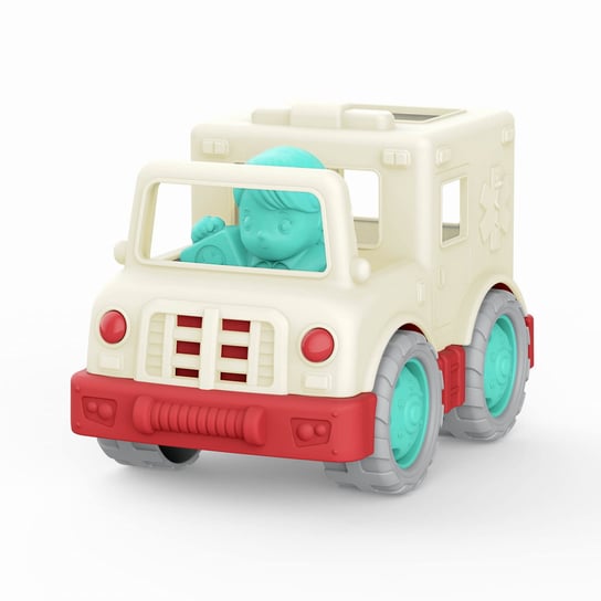 B.Toys Wonder Wheels Mała KARETKA z kierowcą – Little AMBULANCE B.Toys