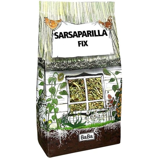 BaBa, Herbata z kory i liści Sarsaparilla fix, 100 g BaBa