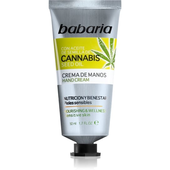 Babaria Cannabis krem nawilżający do rąk 50 ml Barbaria