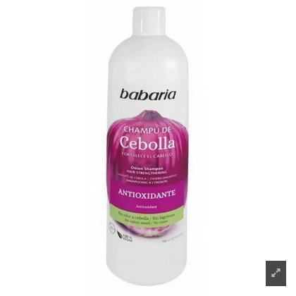 Babaria, Cebulowy szampon do włosów, 600 ml Babaria