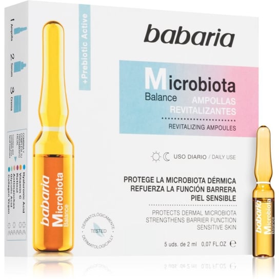 Babaria Microbiota Balance serum rewitalizujące w ampułkach 5x2 ml Barbaria