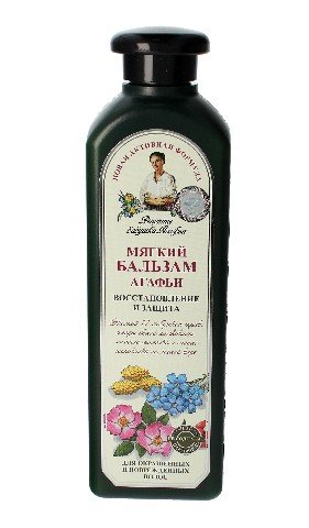 Babuszka Agafia, Receptury Babuszki Agafii, balsam do włosów ziołowy miękki, 350 ml Babuszka Agafia