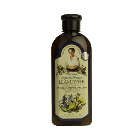 Babuszka Agafia, Receptury Babuszki Agafii, szampon odżywczy do włosów tłustych, 350 ml Babuszka Agafia
