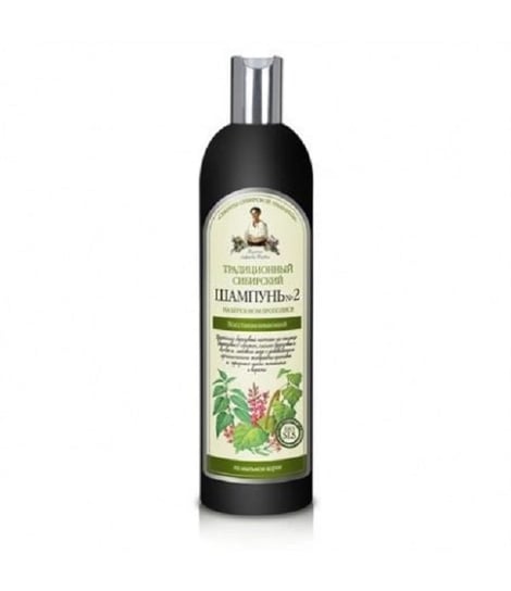 Babuszka Agafia, Receptury Babuszki Agafii, szampon syberyjski tradycyjny nr 2 regeneracyjny, 550 ml Babuszka Agafia