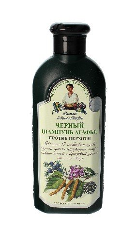 Babuszka Agafia, Receptury Babuszki Agafii, szampon ziołowy czarny, 350 ml Babuszka Agafia