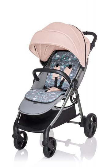 Baby Design, Wave, Wózek spacerowy z wkładką, Pink Baby Design
