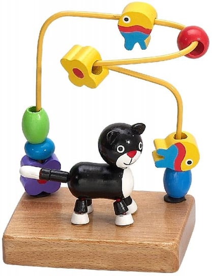 Baby&More, zabawka edukacyjna Drewniany labirynt kotka Baby&More
