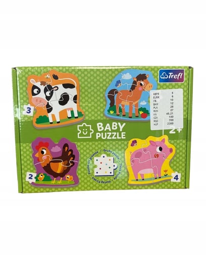 Baby Puzzle Zwierzęta na farmie 36133 Trefl