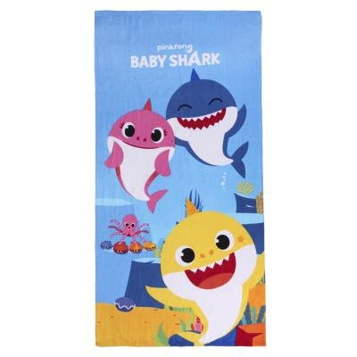 Baby Shark Ręcznik Szybkoschnący Microfibra 70X140 Cm Baby Shark