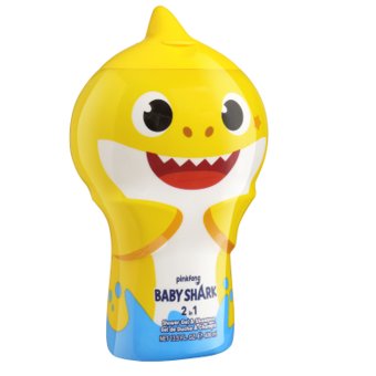 Baby Shark, żel pod prysznic i szampon, 400 ml Kemis - House of Gadgets