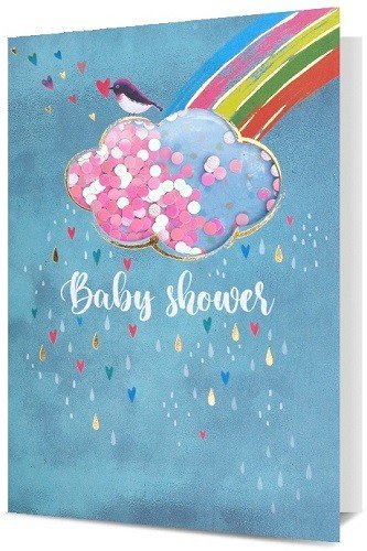 Baby Shower Kartka z gratulacjami HM2336 Pan Dragon
