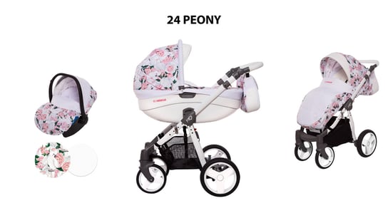 BabyActive, Mommy Peony, Wózek wielofunkcyjny, 3w1 BabyActive