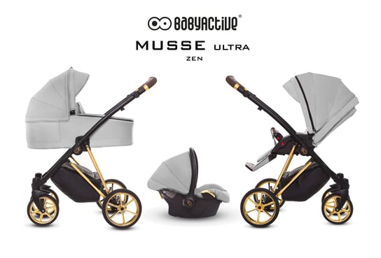 BabyActive, Musse Ultra Zen, Wózek wielofunkcyjny, 3w1 BabyActive