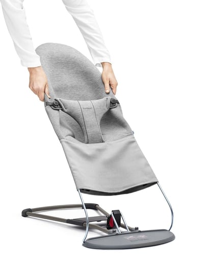 BabyBjorn, Poszycie do leżaczka Balance Bliss, Jersey, Jasny Szary, 3D BABYBJORN