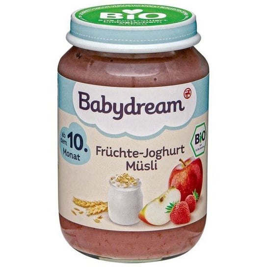 Babydream, Bio, owocowy jogurt z musli, 190 g Babydream