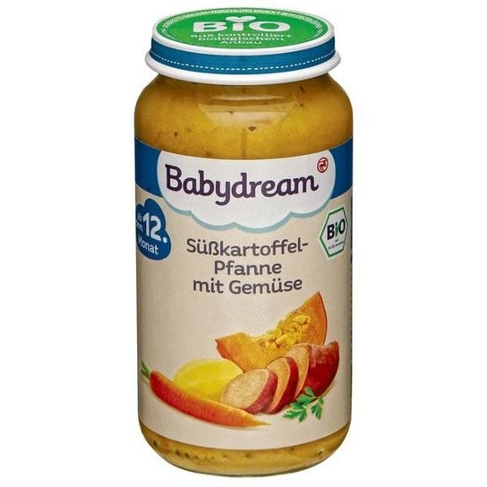 Babydream, Bio, słodkie ziemniaki dynia i warzywa, 250 g Babydream