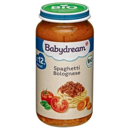 Babydream, Bio, spaghetti bolognese makaron durum, 250 g Babydream