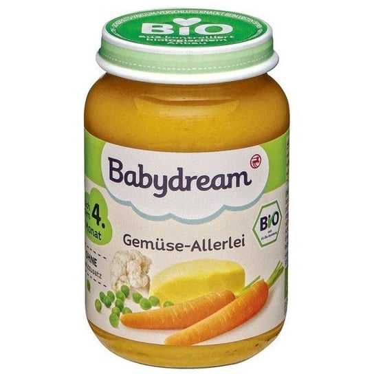 Babydream, Bio, warzywny mix, 190 g Babydream