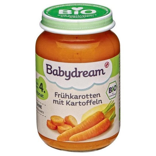 Babydream, młoda marchew z ziemniakami, 190 g Babydream