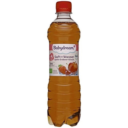 Babydream, napój jabłko truskawka wiśnia woda, 500 ml Babydream