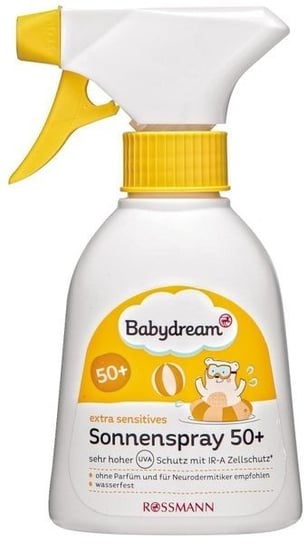 Babydream, Spray przeciwsłoneczny 50+, wodoodporny, 200 ml Babydream