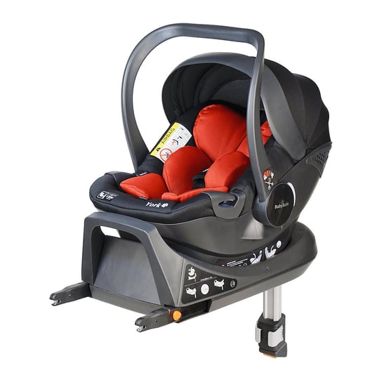Babysafe, YORK i-Size Fix, Fotelik samochodowy, 0-13 kg, Red/Black BabySafe