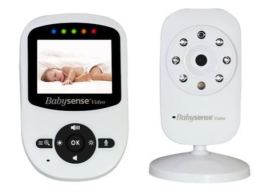 Babysense, V24, Elektroniczna niania z kamerą i wyświetlaczem 2,4" BabySense
