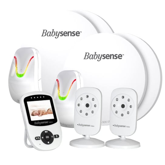 Babysense V24, Elektroniczna niania z monitorem oddechu, Babysense 7., Zestaw dla bliźniąt BabySense