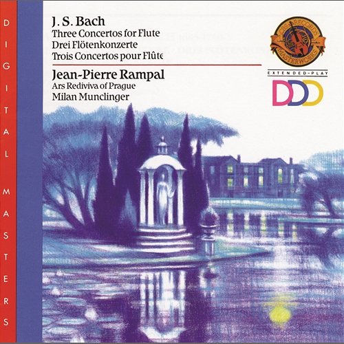 Bach: 3 Concertos for Flute Jean-Pierre Rampal, Ars Rediviva Orchestra of Prague, Milan Munclinger