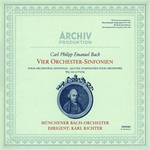 Bach, C.P.E.: Symphonies Nos.1 - 4 Münchener Bach-Orchester, Karl Richter