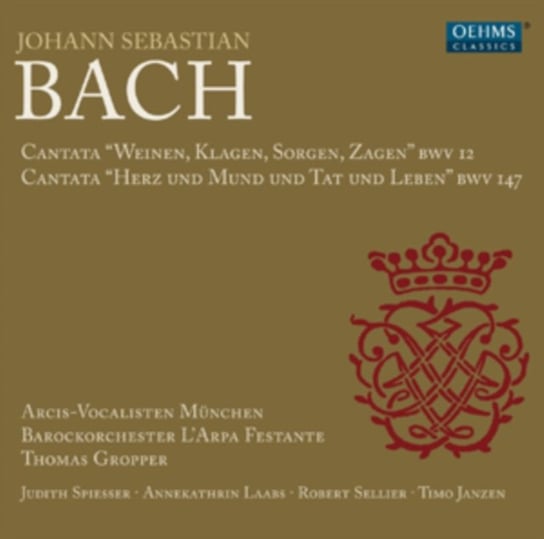 Bach: Cantatas BWV 12 & 147/ L'Arpa Festante L'Arpa Festante, Spindler Judith, Laabs Annekathrin, Sellier Robert, Janzen Timo