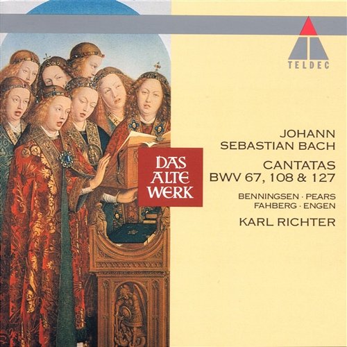 Bach, JS: Halt im Gedächtnis Jesum Christ, BWV 67: No. 6, Aria & Chorus. "Friede sei mit euch" Karl Richter feat. Kieth Engen, Münchener Bach-Chor