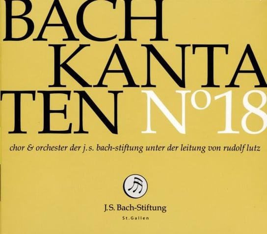 Bach Cantatas No 18 J.S. Bach
