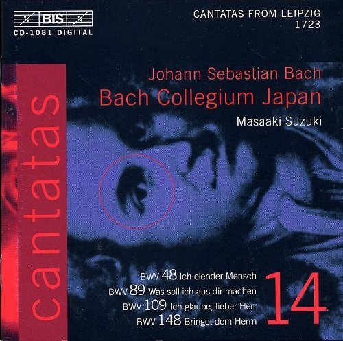 Bach: Cantatas. Volume 14: Bwv 148,48,89,109 Suzuki Midori, Blaze Robin