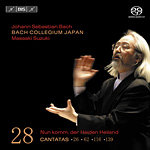 Bach: Cantatas. Volume 28: Bwv 26, 62, 116, 139 Nonoshita Yukari
