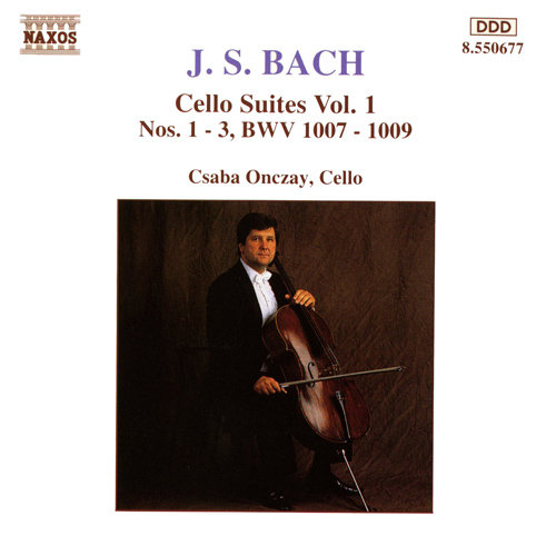 Bach: Cellosuiten. Volume 1 Onczay Csaba