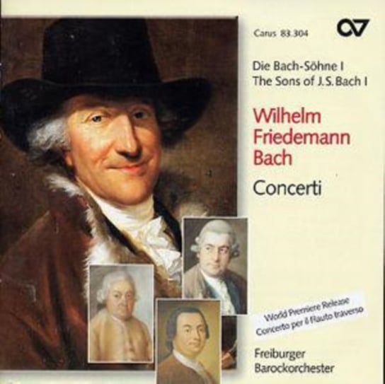 Bach: Flute Concertos Freiburger Barockorchester, Kaiser Karl, Behringer Michael, Hill Robert